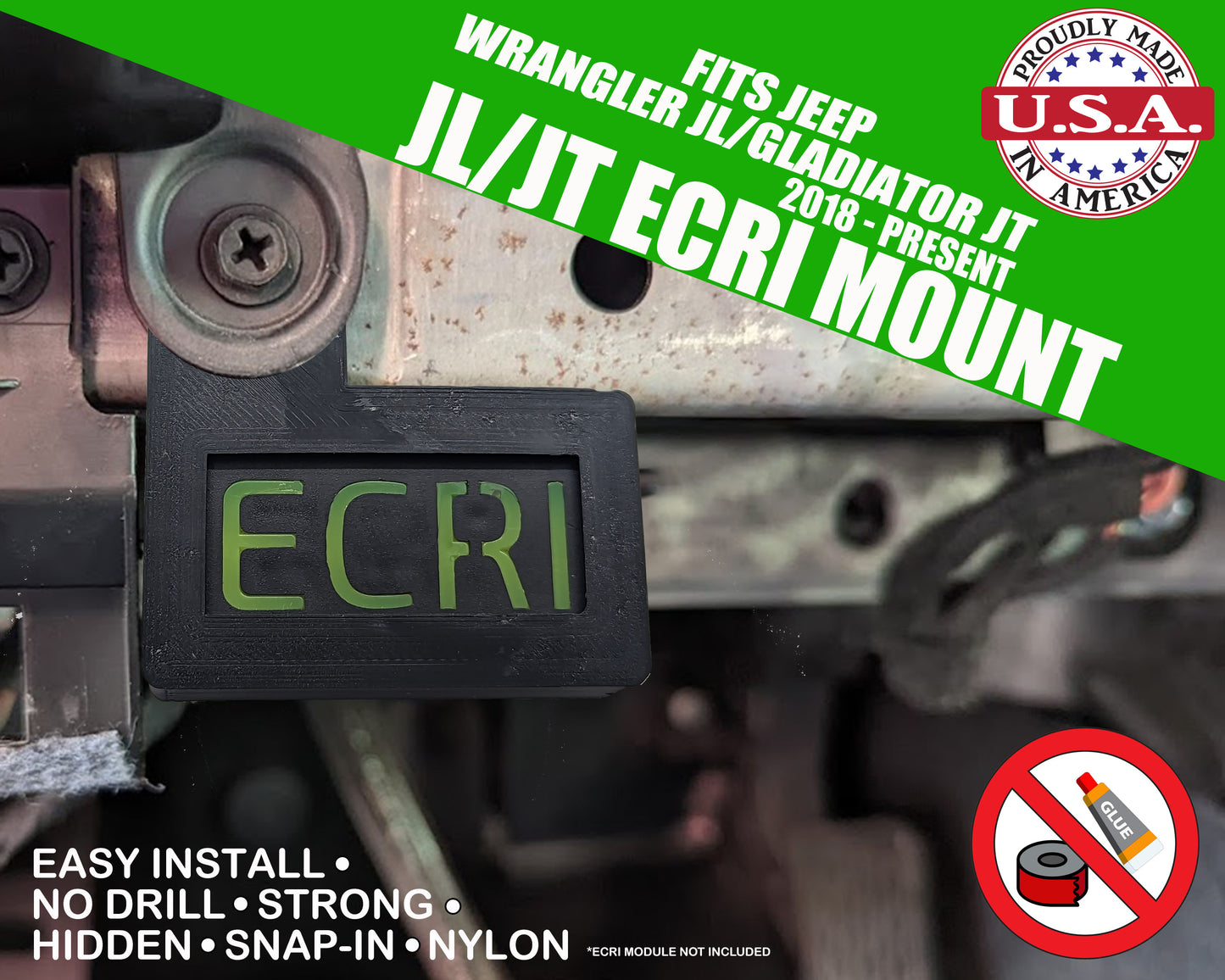 ECRI Mount - Black ABS
