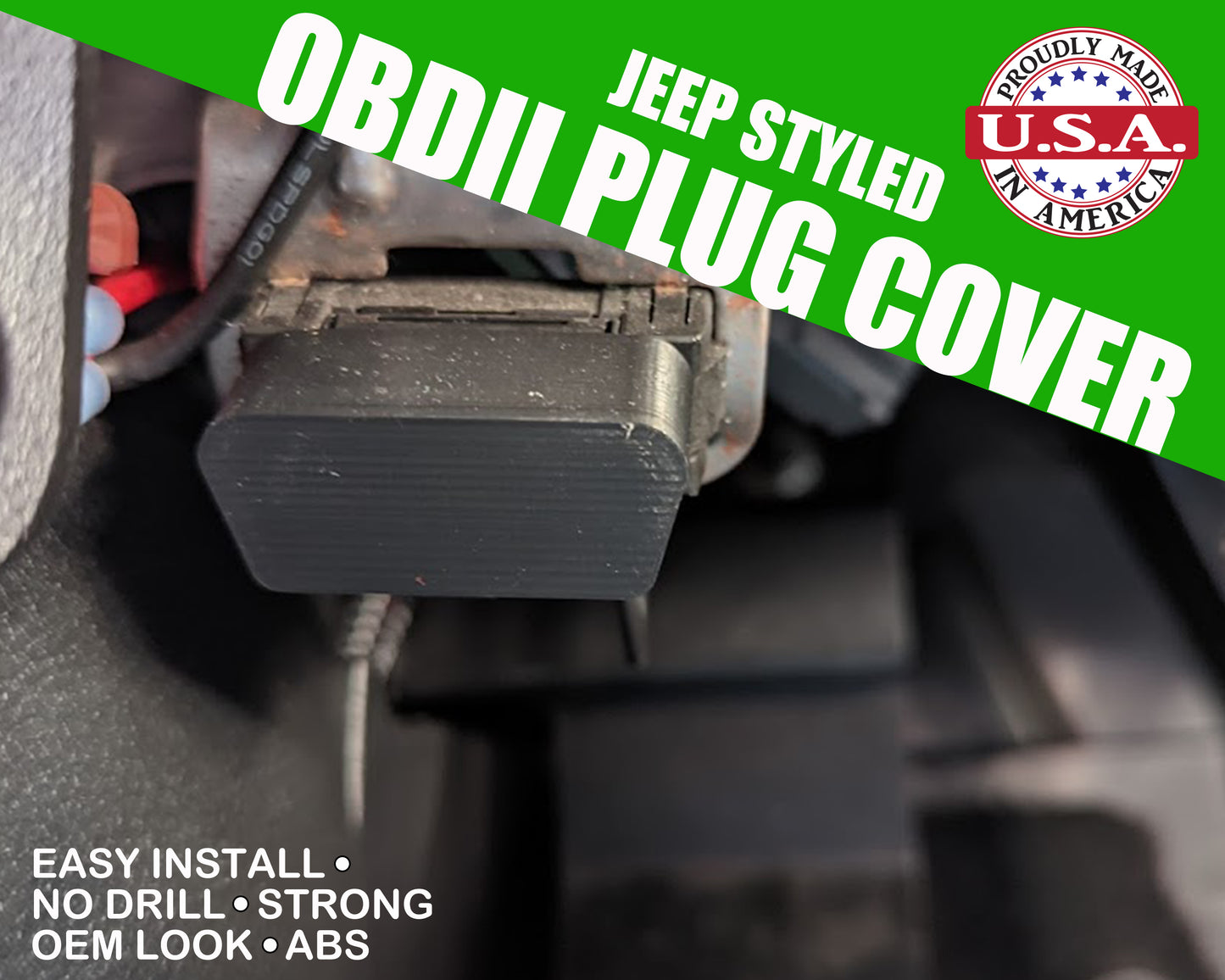OBD II Cover - Black ABS