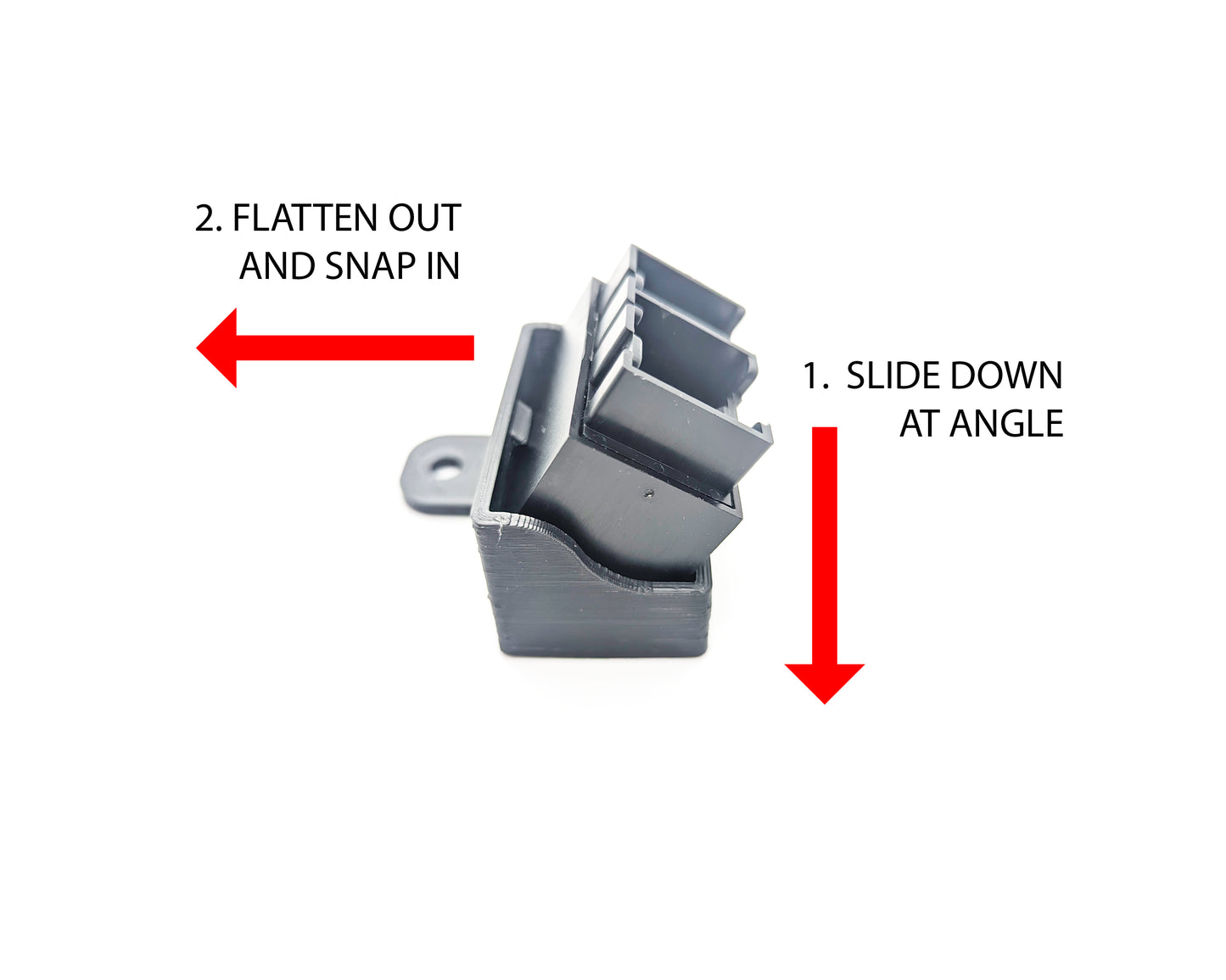 Tazer Mount - Black ABS