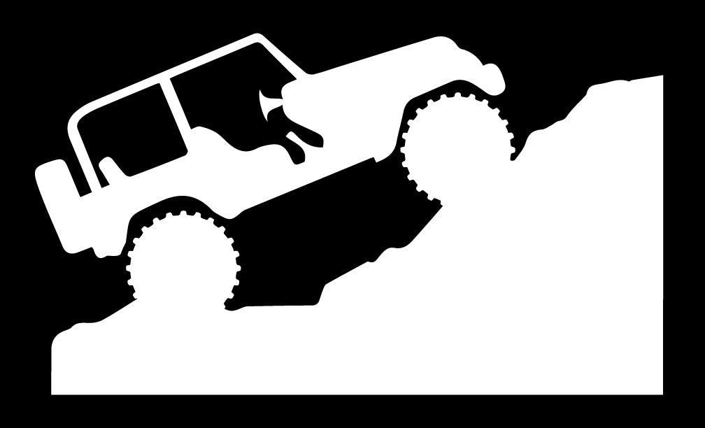 Jeep Wrangler Windshield/Window Sticker Easter Eggs - Who's chasing your jeep?