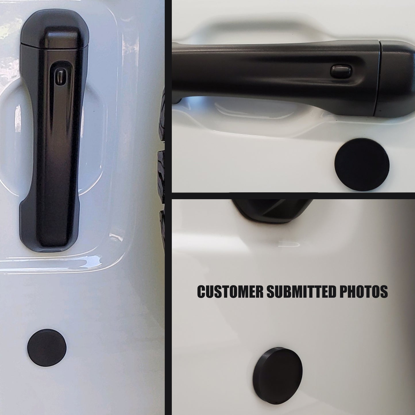 Jeep Wrangler JL/Gladiator JT Door Lock "Snap Caps"