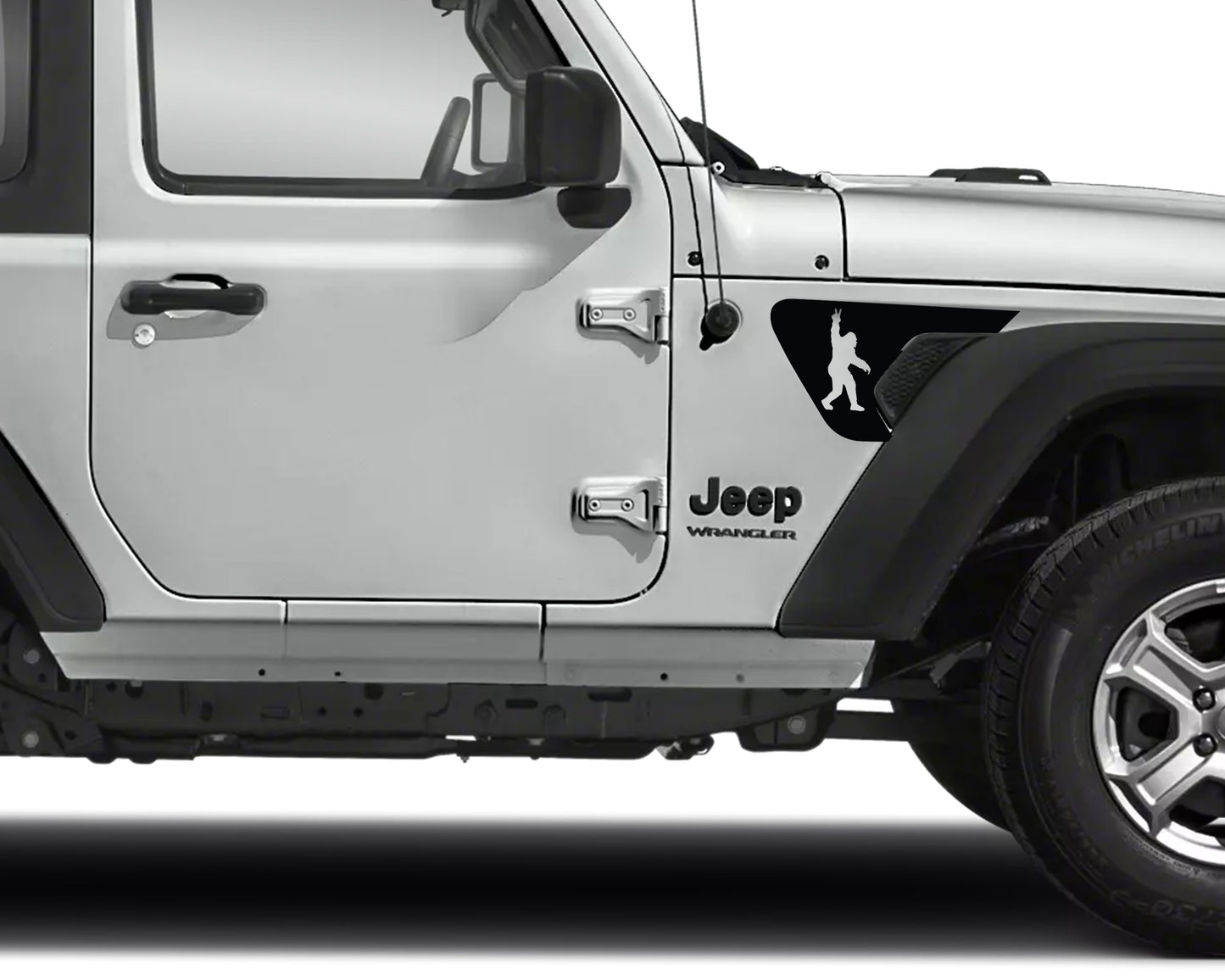 Digital Instant File, SVG Vector, Fits Jeep Wrangler JL/JT 2018+, Cricut Decal/Sticker Cut file, Bigfoot