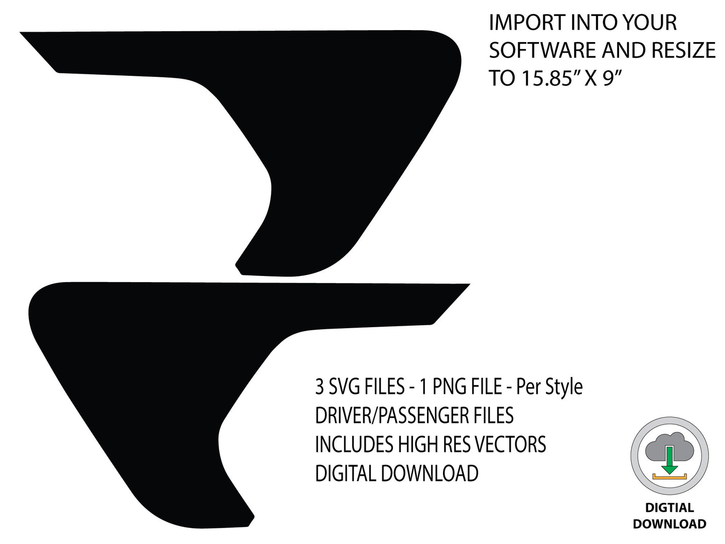 Digital Instant File, SVG Vector, Fits Jeep Wrangler JL/JT 2018+, Cricut Decal/Sticker Cut file, Bigfoot