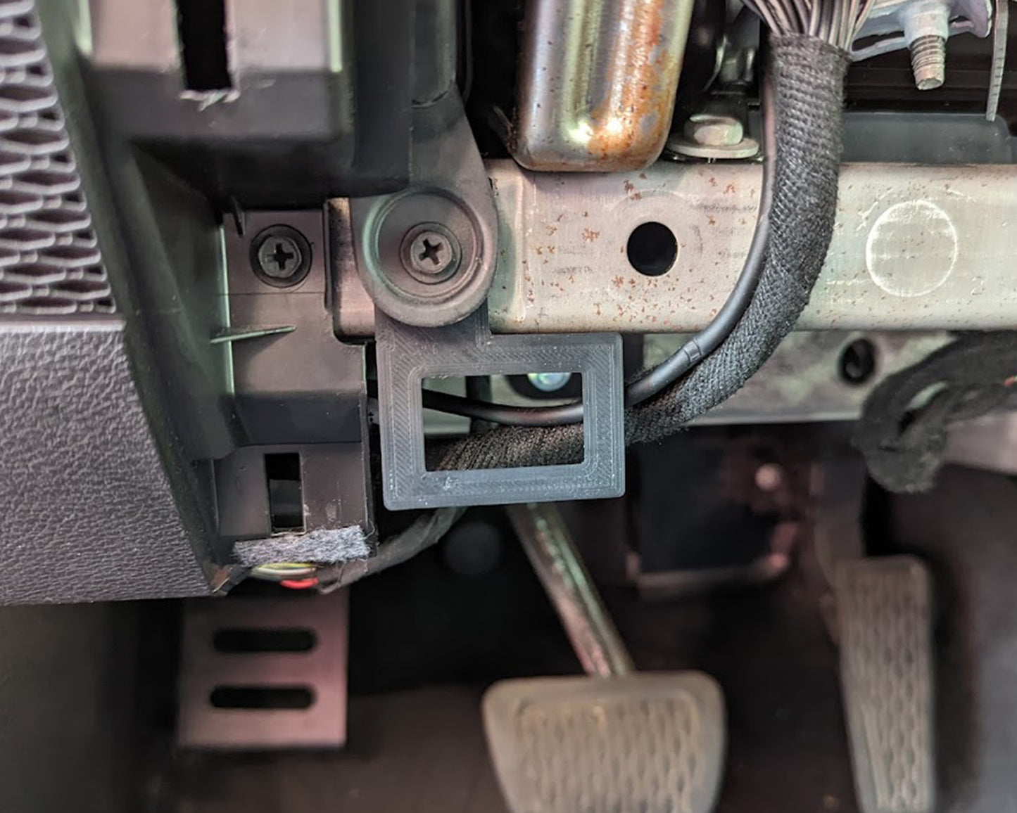 Tazer Mount - Black ABS