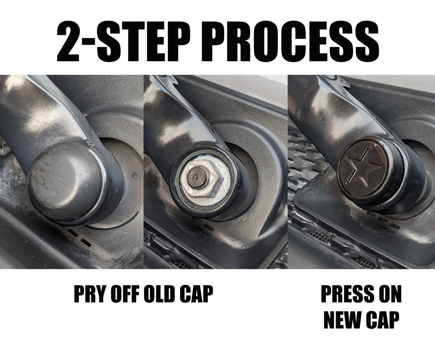 Wiper Cap - install
