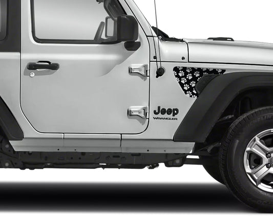 Digital Instant File, SVG Vector, Fits Jeep Wrangler JL/JT 2018+, Cricut Decal/Sticker Cut file, Paws