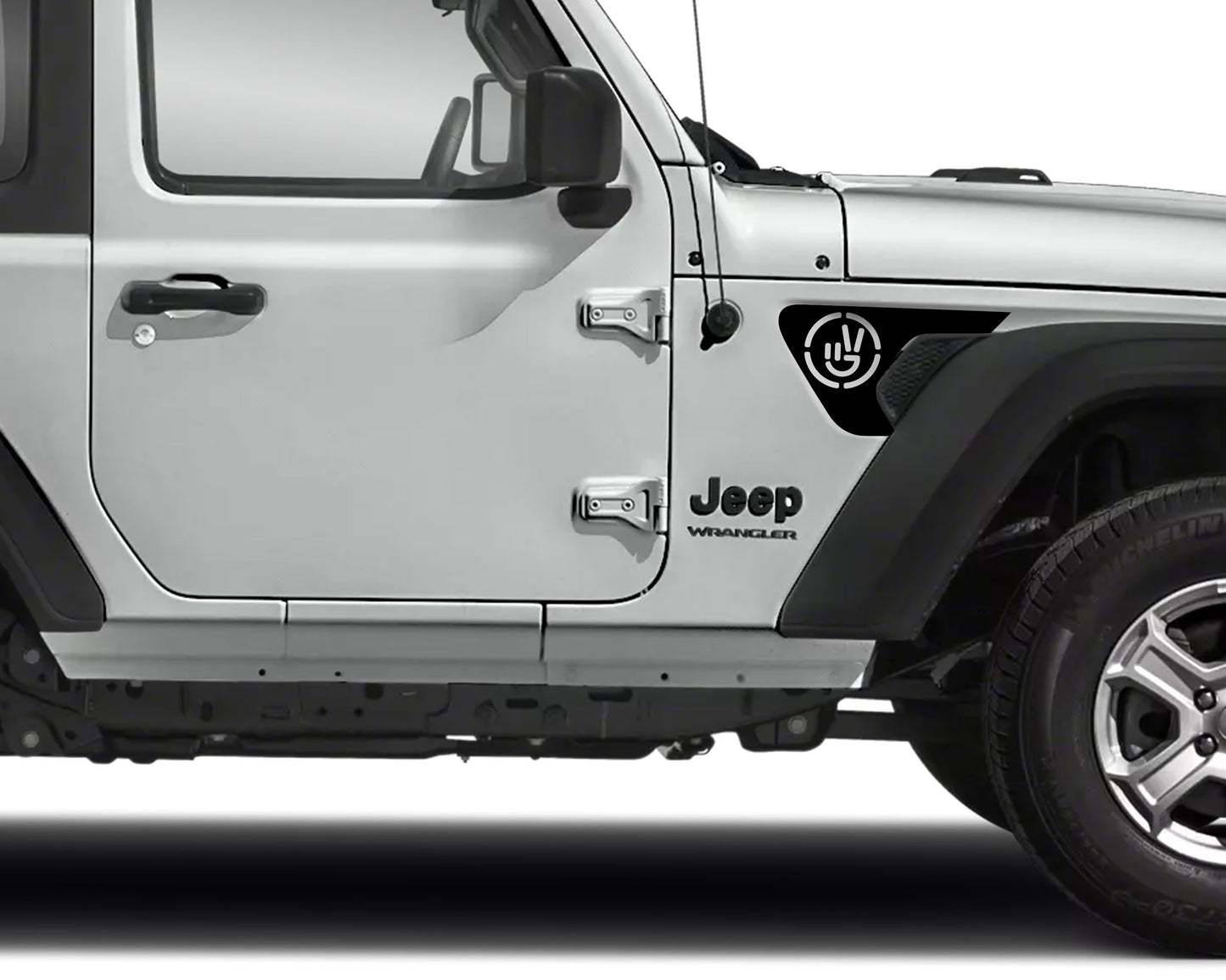 Digital Instant File, SVG Vector, Fits Jeep Wrangler JL/JT 2018+, Cricut Decal/Sticker Cut file, Wave