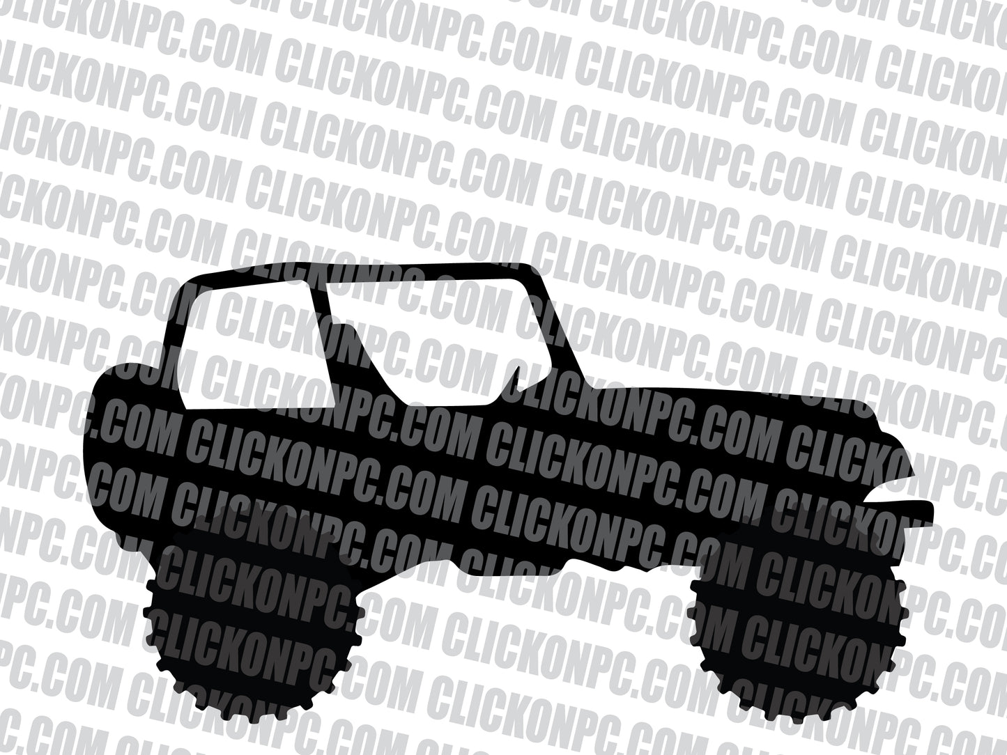 Jeep Vinyl Sticker - Black