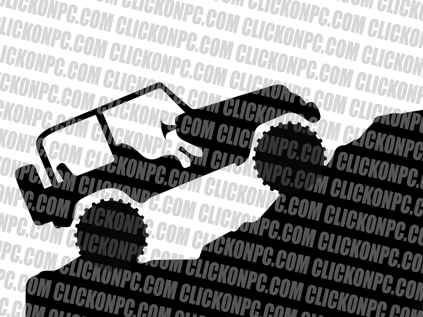 Jeep Vinyl Sticker - Black