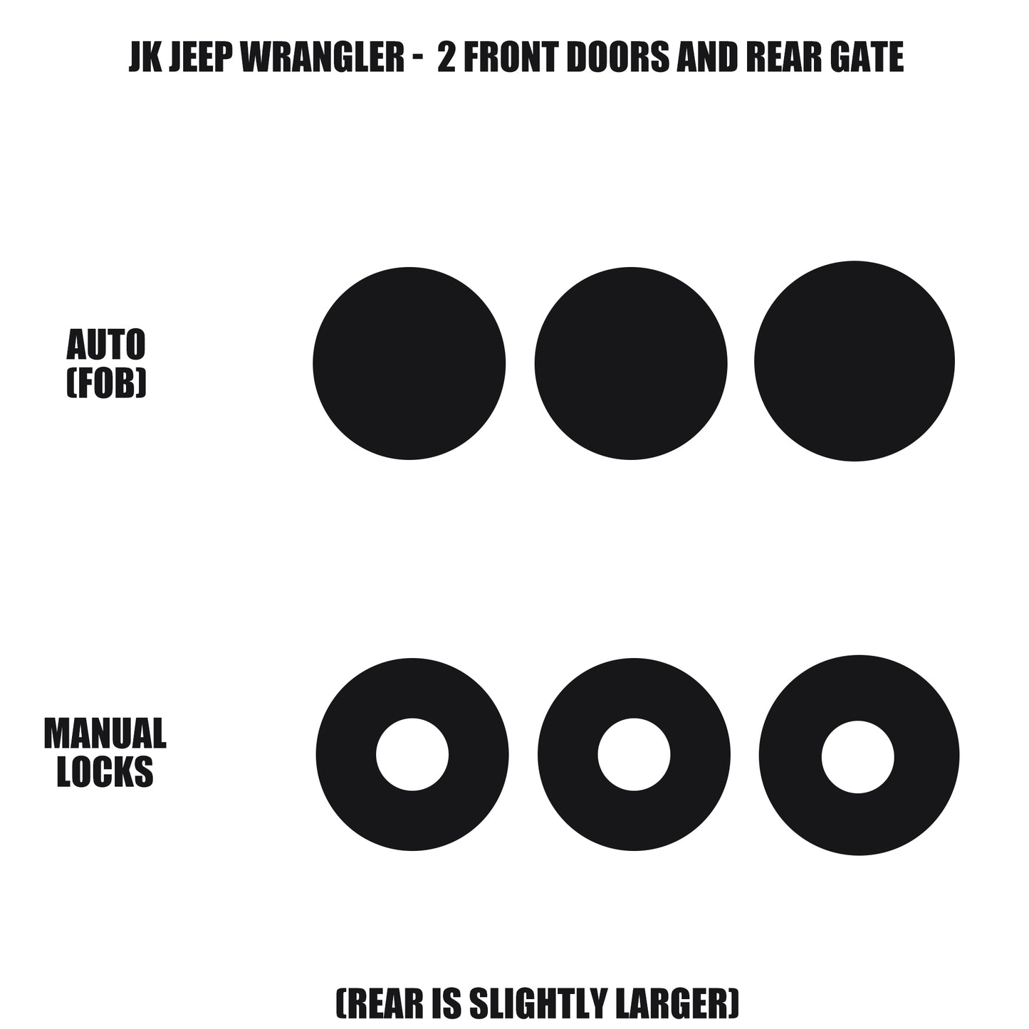 Snap Caps - JK Types