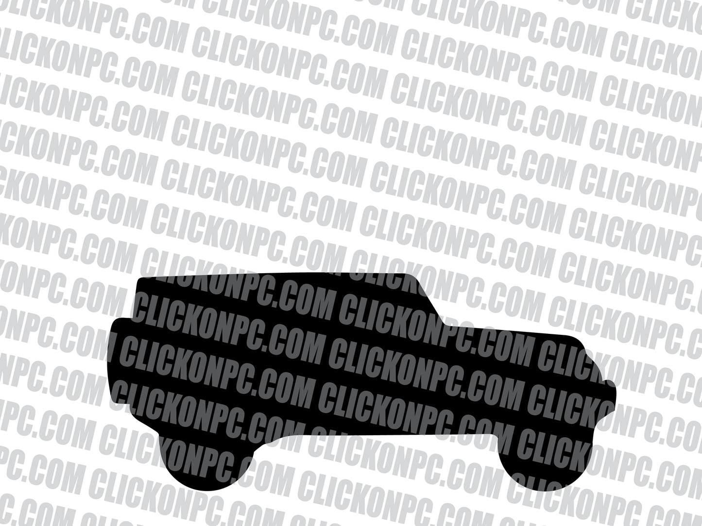 Jeep Vinyl Sticker - Black