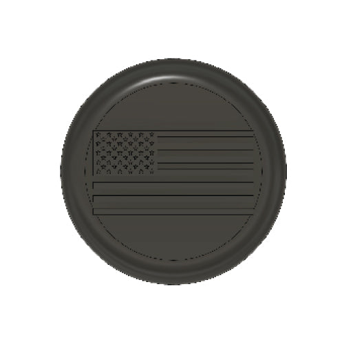 Wiper Cap - Flag - Black