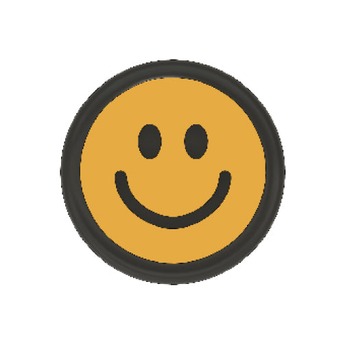 Wiper Cap - Smile - Black/Yellow