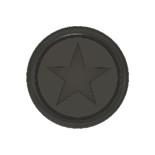 Wiper Cap - Star - Black