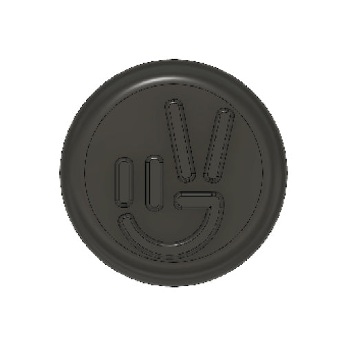 Wiper Cap - Wave- Black