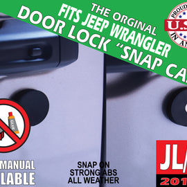 Jeep Wrangler JL/Gladiator JT Door Lock "Snap Caps"