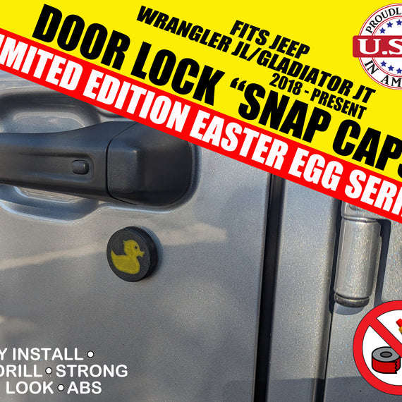 Jeep Wrangler JL/Gladiator JT Door Lock Easter Egg 