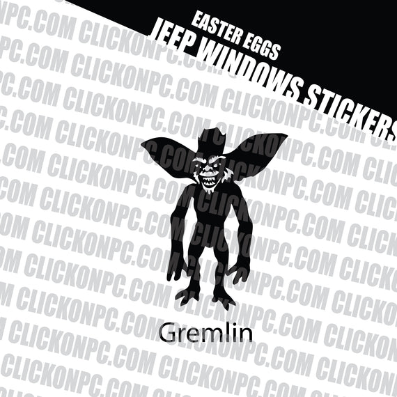 Gremlin Vinyl Sticker - Black