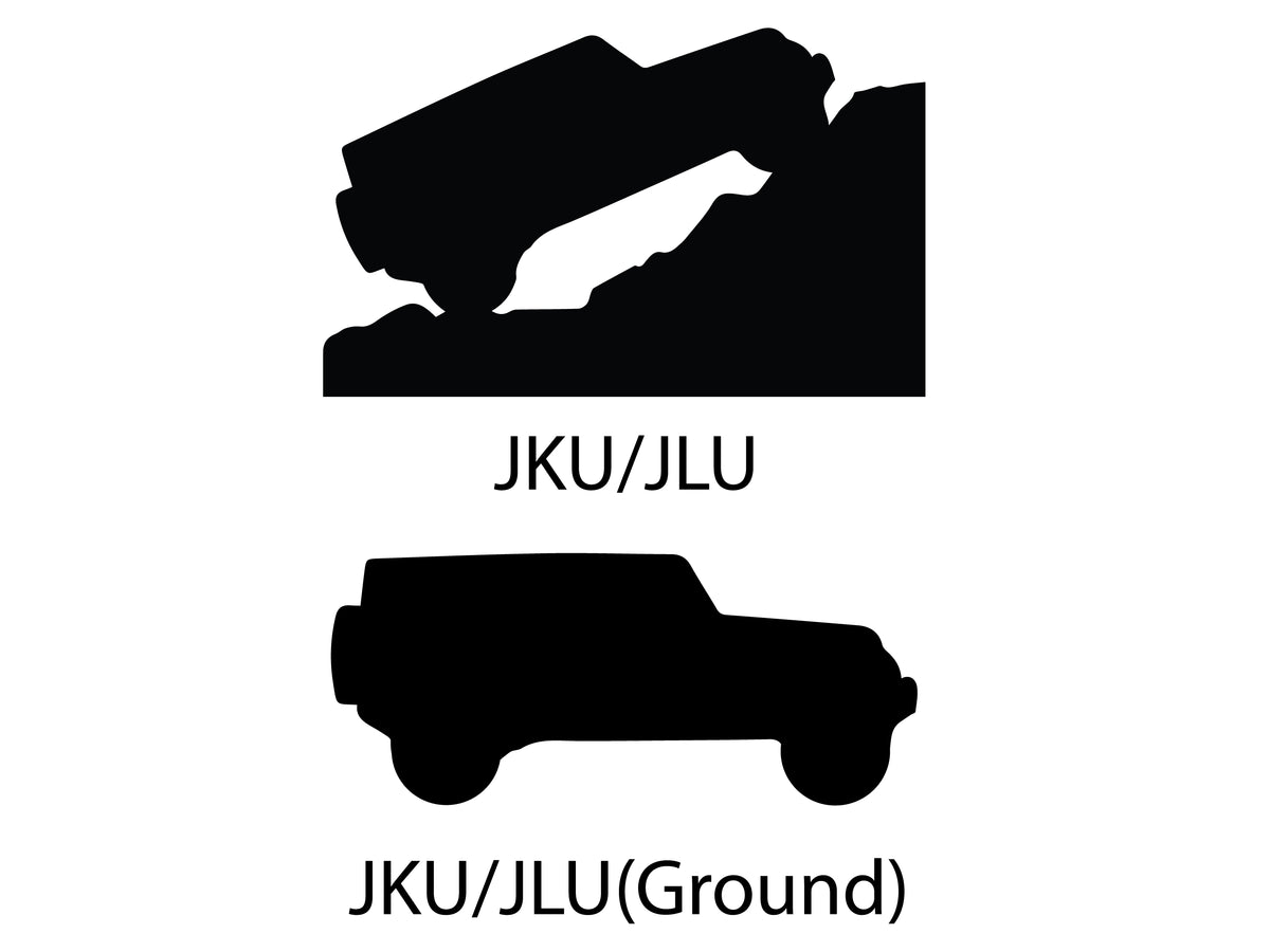 Jeep Wrangler JK Window Replacement Stickers - Easter Egg