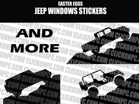 JEEP EASTER EGG Vinyl Stickers – JeepSnapCaps